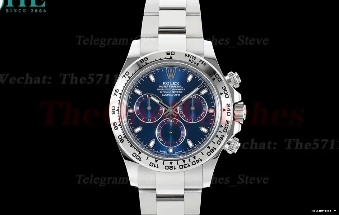 SS DD4130 Clean Blue Dial SS 116509 40mm Daytona 0412